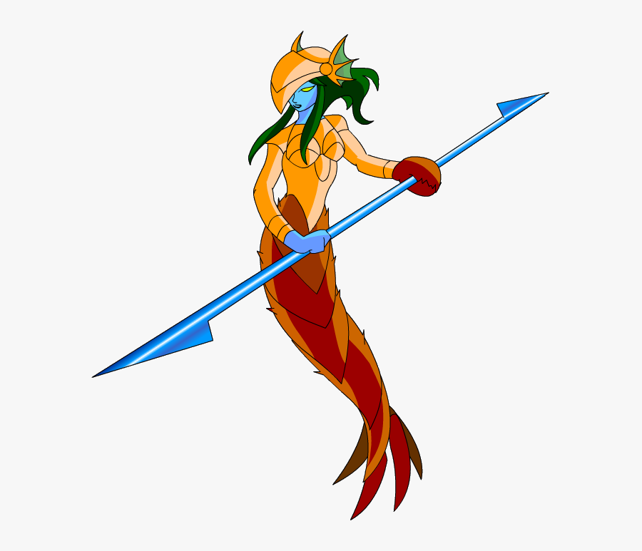 Mermazon - Illustration, Transparent Clipart