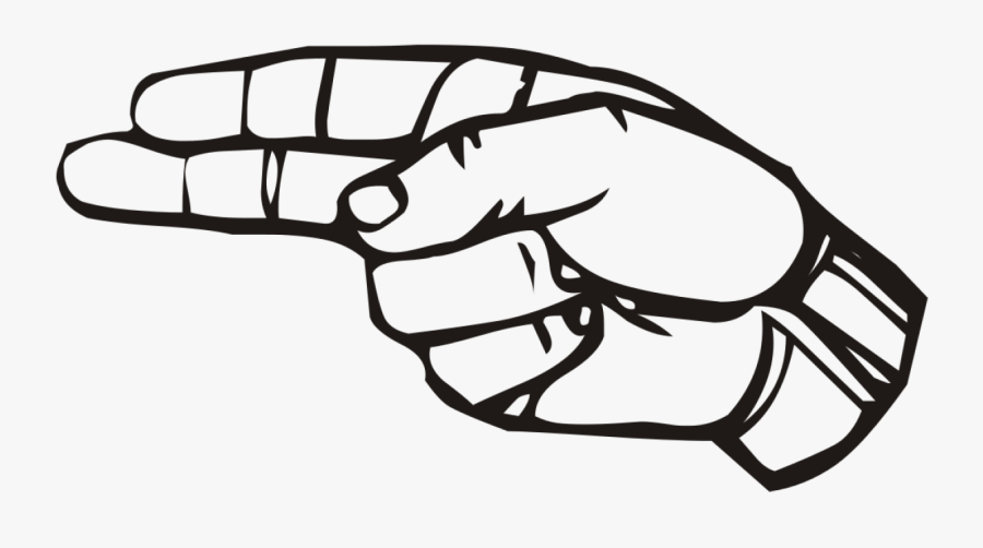 The Way You Your - Sign Language H, Transparent Clipart