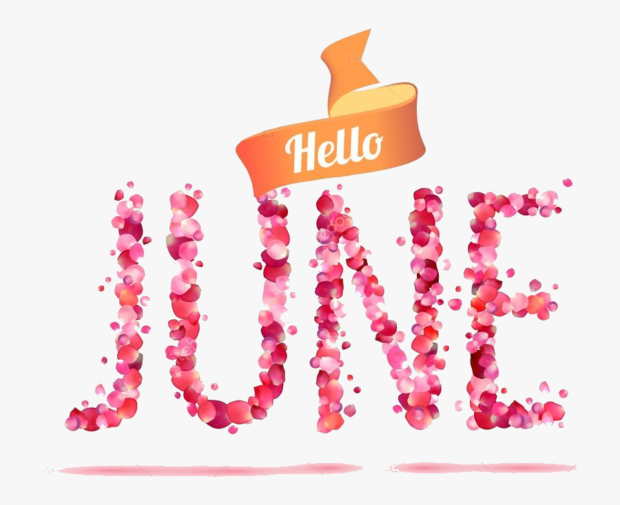 June Hello Clipart Photos Transparent Png - Pink Hello June, Transparent Clipart
