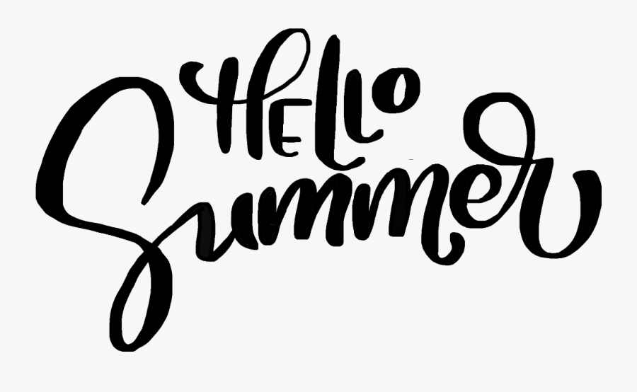#hellosummer #hello #flamingo #flowers #pineapple #glasses - Sayings To Draw, Transparent Clipart