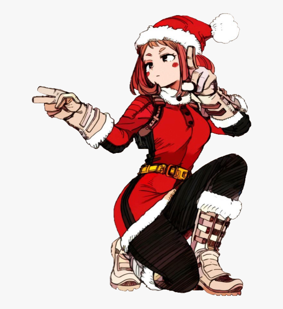 Feliz Navidad Adelantado - Ochako Uraraka, Transparent Clipart