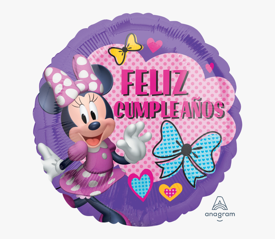 Transparent Feliz Cumple Png - Feliz Cumpleaños De Minnie, Transparent Clipart