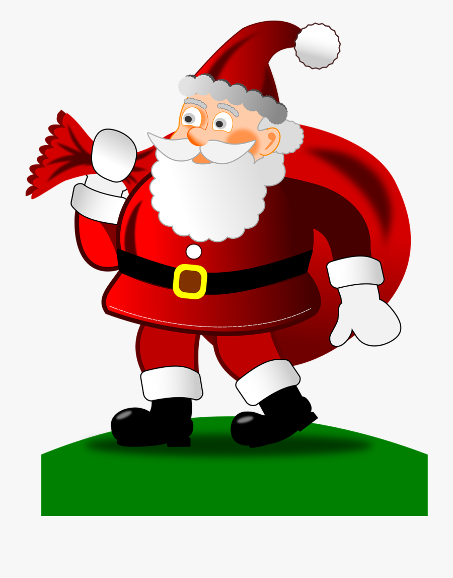 Navidad, Feliz, Papá Noel, Regalos, Feliz Navidad - Noel Baba Vektör Png, Transparent Clipart