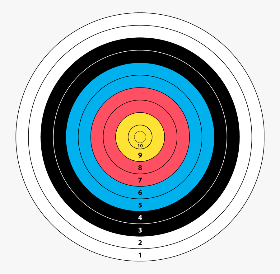 Target Shooting - Clipart Best - Archery Bullseye Png, Transparent Clipart