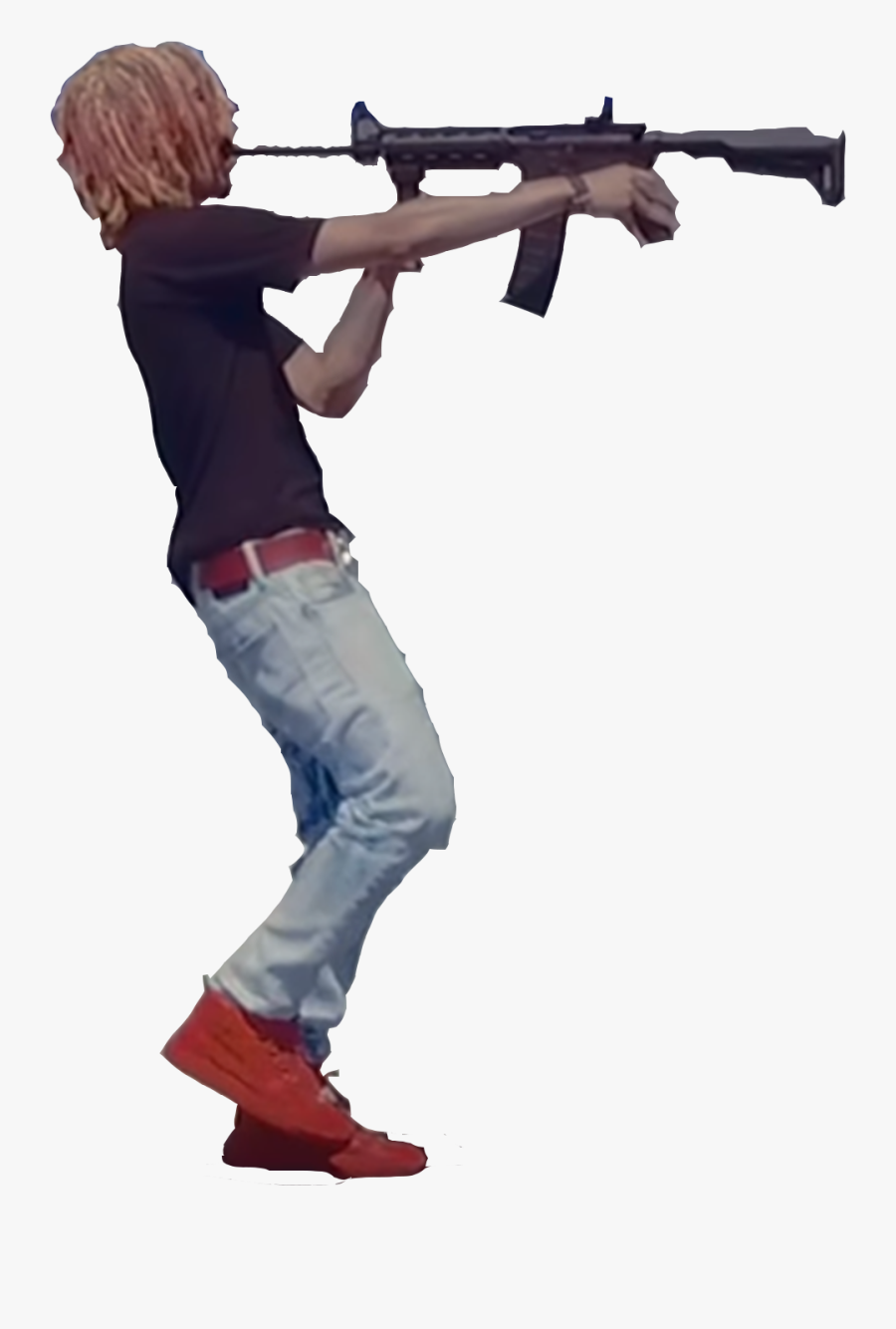 Gun,shooting Gun,trigger,assault Rifle,airsoft Gun,sniper - Lil Pump Warpon, Transparent Clipart