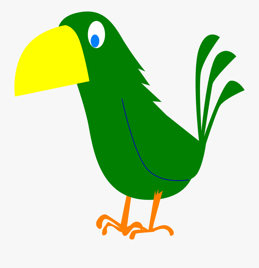 Toucan Clip Art At Clkercom Vector Online Royalty Free - Cartoon Bird Transparent Background, Transparent Clipart