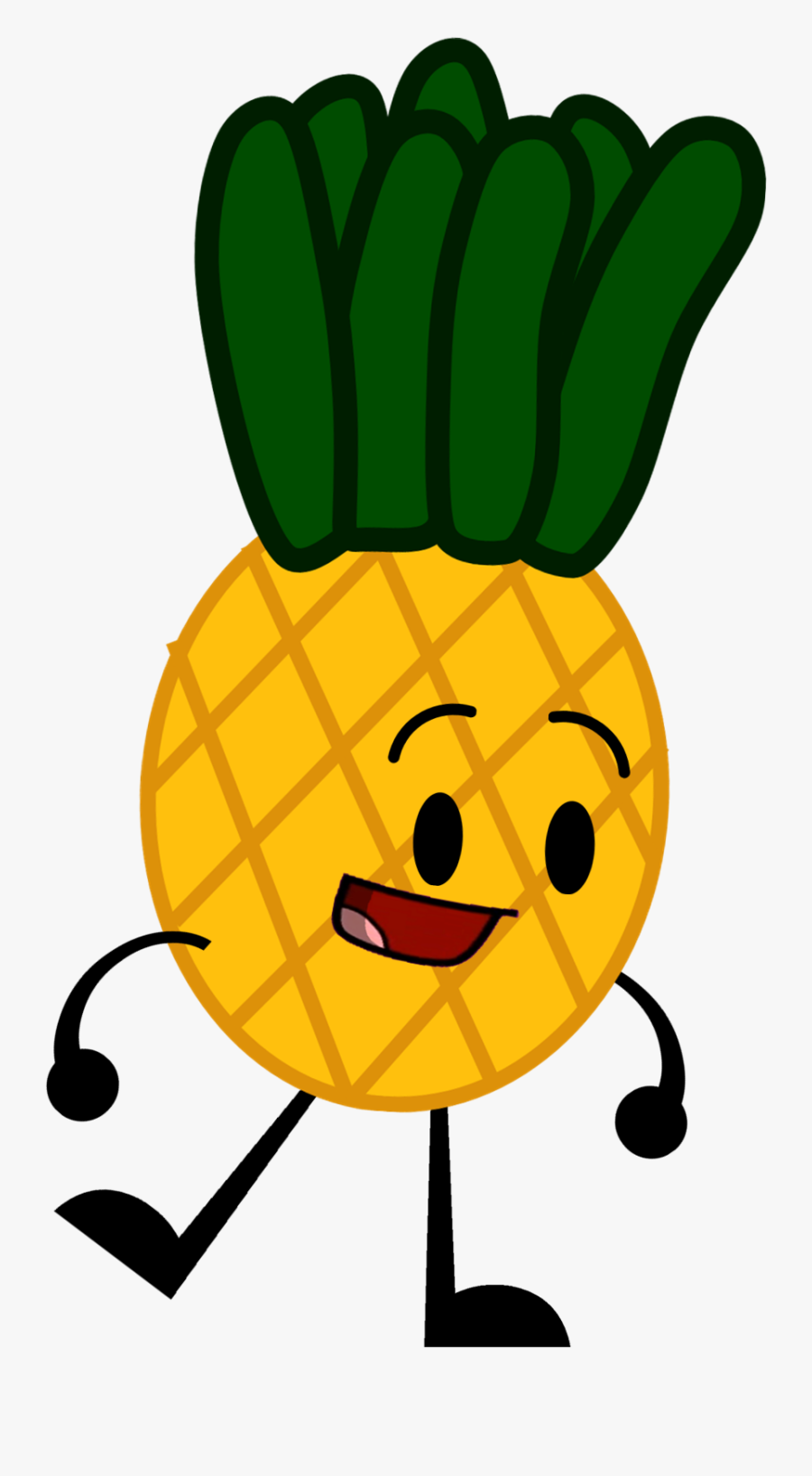 Pineapple Clipart Object - Battle For Dream Island Pineapple, Transparent Clipart