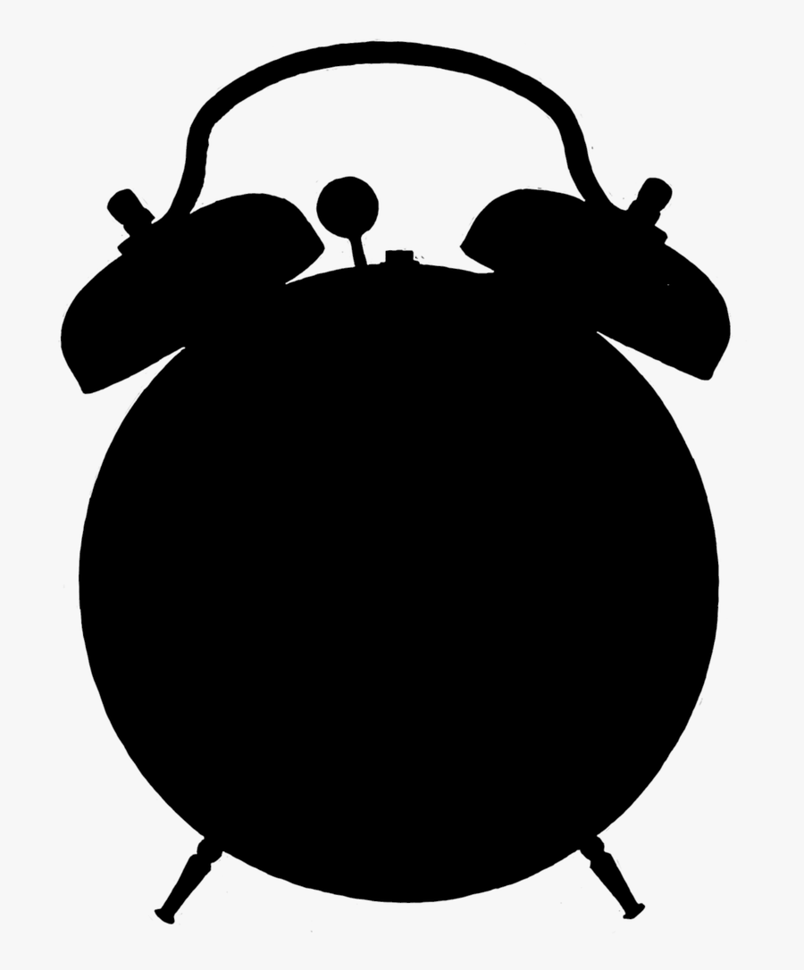 Alarm Clock Silhouette Clock Free Picture - Alarm Clock 11 11 Silhouette, Transparent Clipart