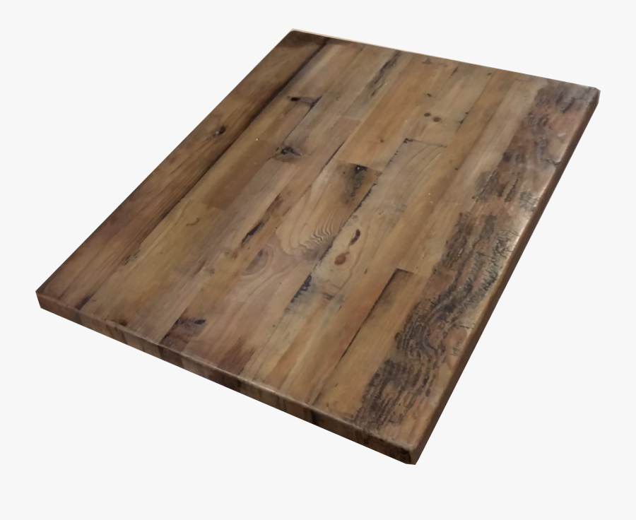 Wood Table Clipart - Reclaimed Wood Top, Transparent Clipart