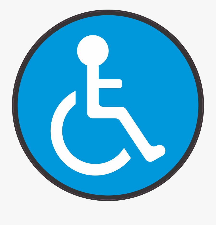 Handicap Floor Mark - Handicap Transparent Logo Png, Transparent Clipart