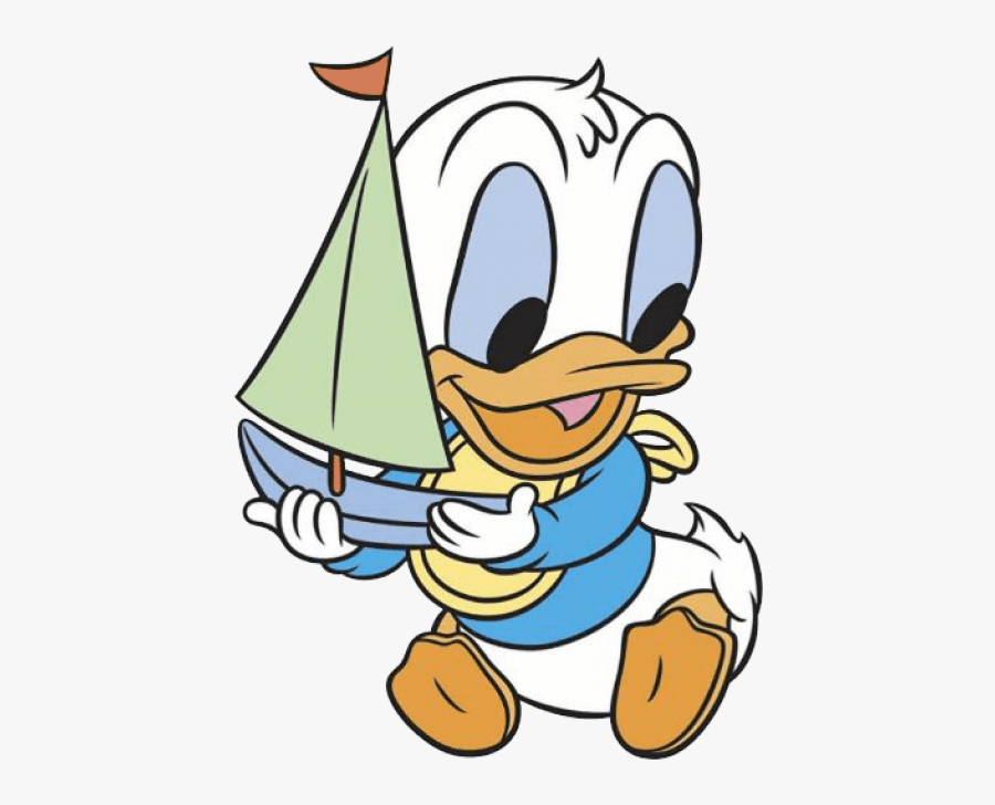 Free Png Download Baby And Donald Duck Playing Png - Playing Baby Donald Duck, Transparent Clipart