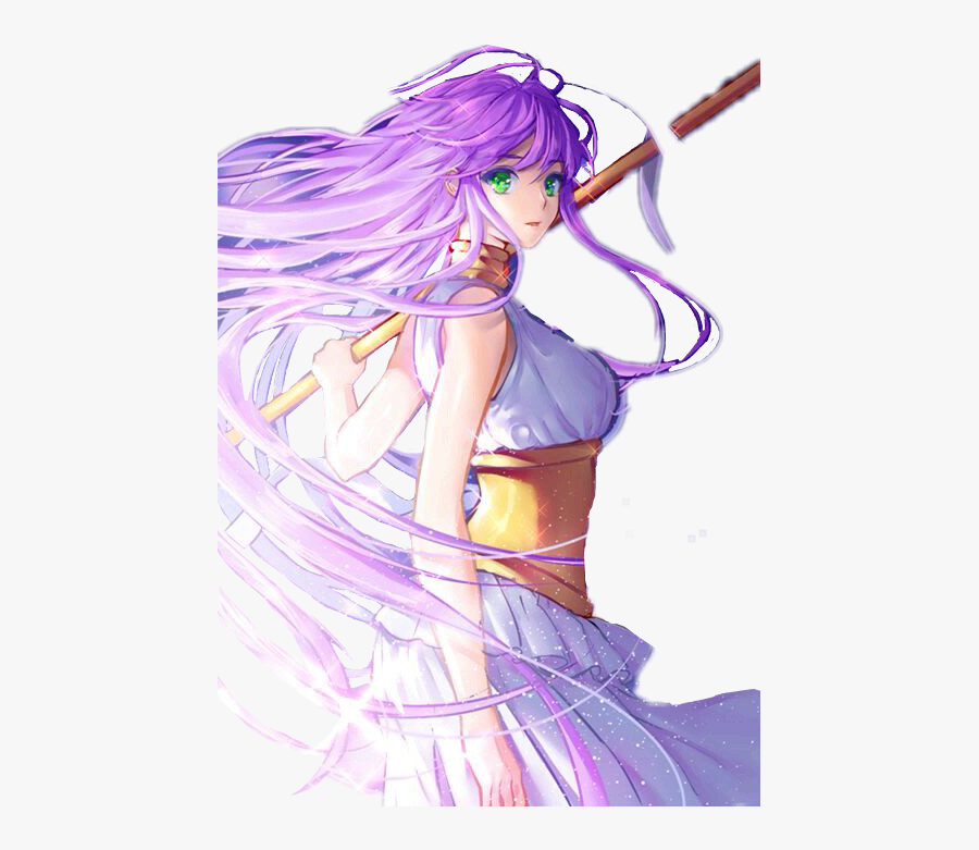 Saori Image - Athena - Athena Knights Of The Zodiac, Transparent Clipart