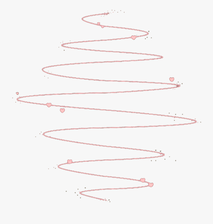 #pastel #pink #heart #swirl - Drawing, Transparent Clipart