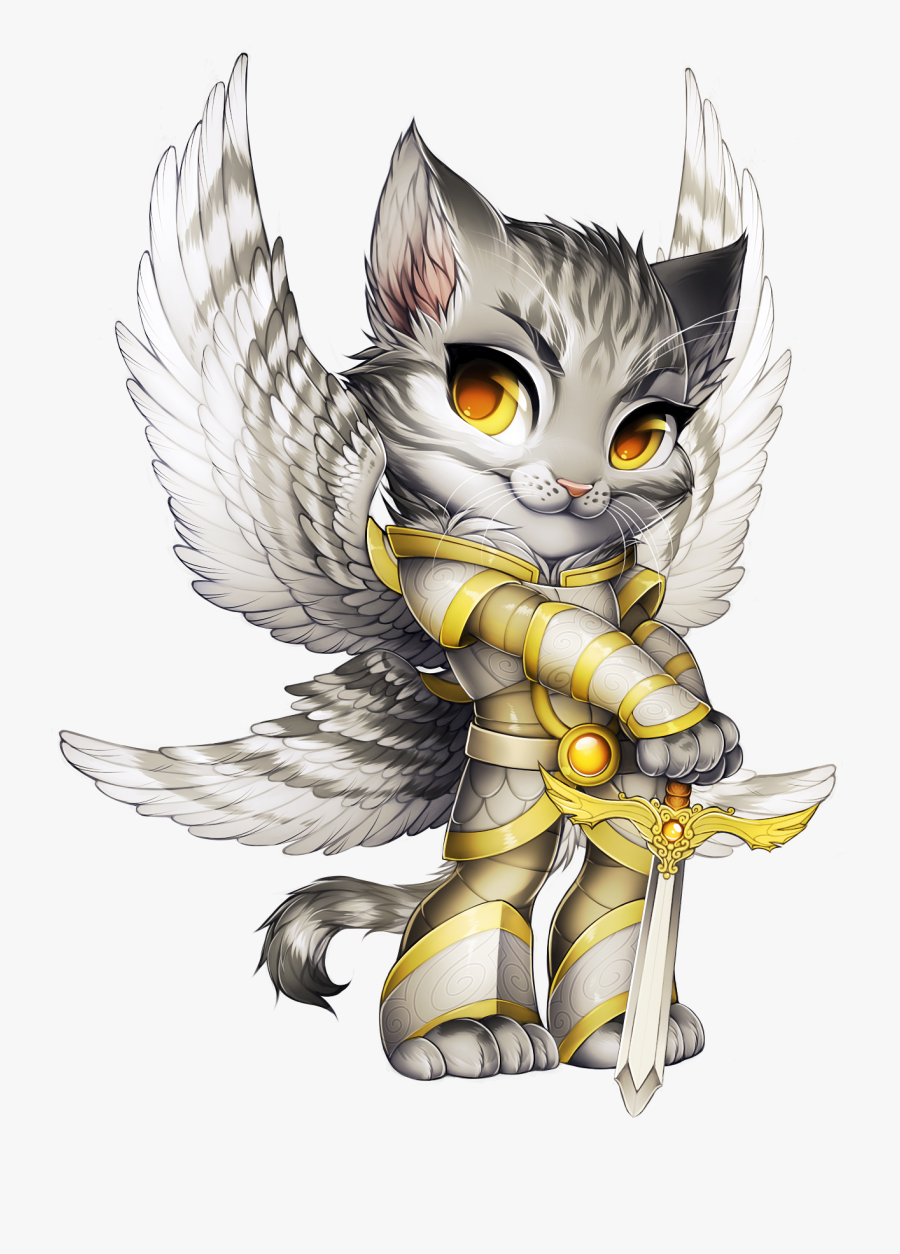 Cat Angel Furvilla, Transparent Clipart