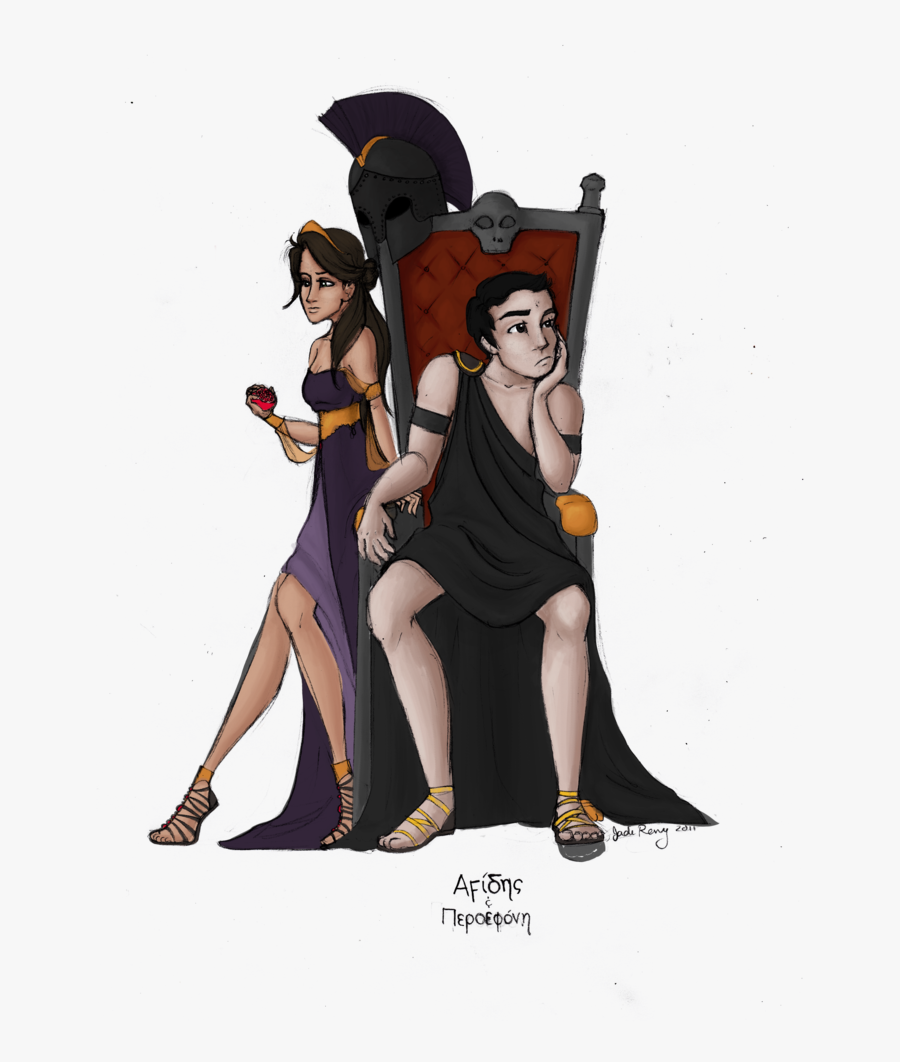 Greek God And Goddess - Persephone And Hades Heroes Of Olympus, Transparent Clipart