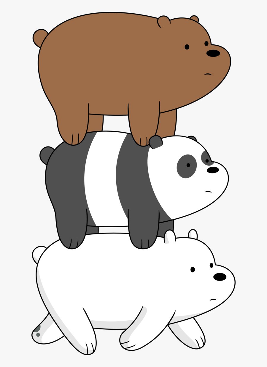 Three Bears On A Stroll Porygon Three Bears Png Png - We Bare Bears Png, Transparent Clipart