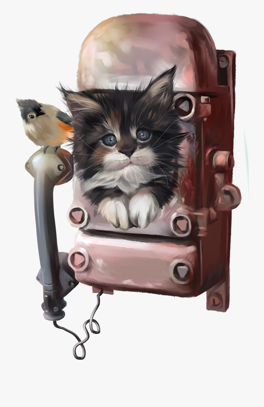 Sleeping Cat Clipart, Transparent Clipart