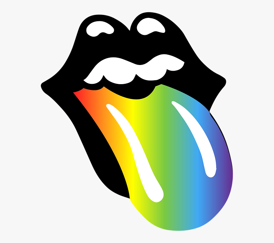 Oxford Lesbian And Gay - Tongue Rolling Stones Png, Transparent Clipart
