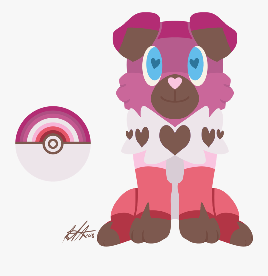@bullrunpicnicker Lesbian Rockruff It Came Out So Cute - Cartoon, Transparent Clipart