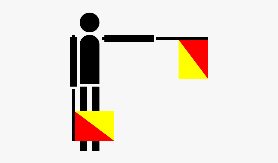 Semaphore Flags, Transparent Clipart