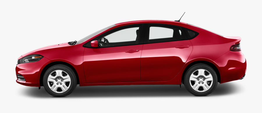 2013 Dodge Dart Side View, Transparent Clipart