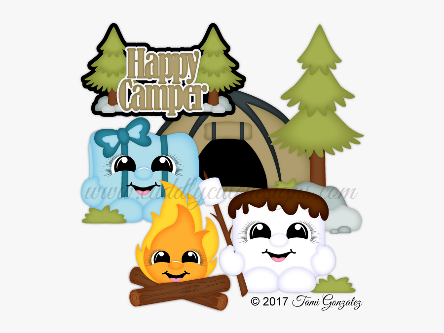 Camping Cuties Camping With Kids, Cute Designs, Clip - Clip Art, Transparent Clipart
