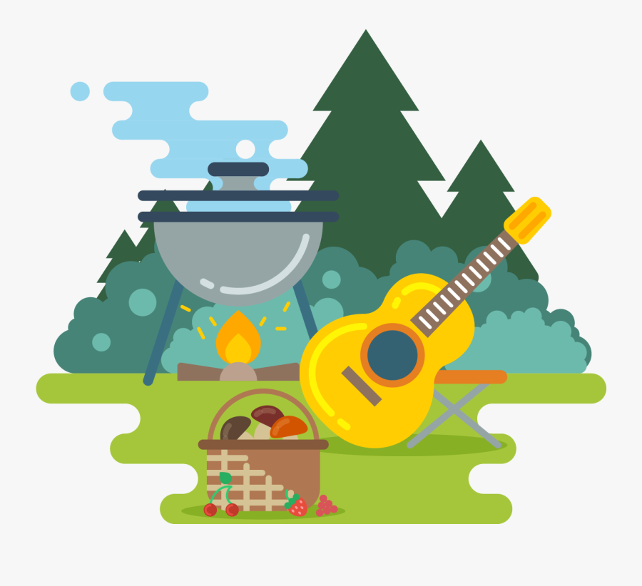 Royalty-free Camping Illustration - Outdoor Adventure Camp Drawing, Transparent Clipart