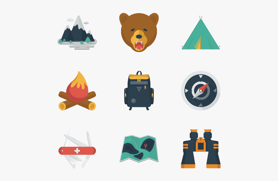 Camping Clipart Icon - Free Camping Png, Transparent Clipart