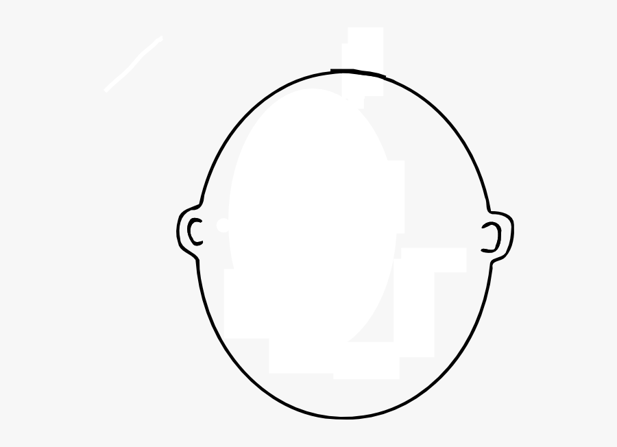 Profile Clipart Blank Face - Hook-and-loop Fastener, Transparent Clipart