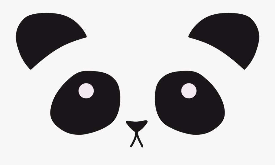 Panda Face Png - Cute Panda Face Png, Transparent Clipart