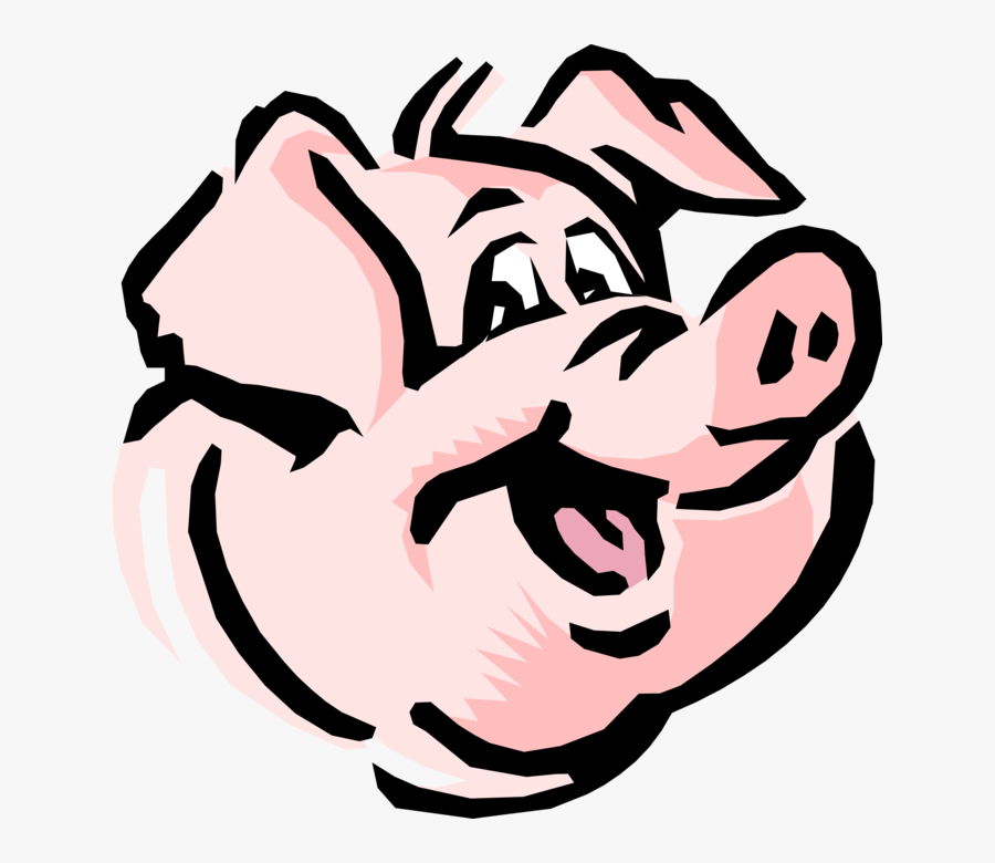 Transparent Pig Face Png - Pigs Face Clipart, Transparent Clipart