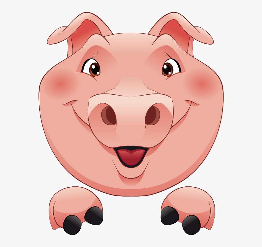 #mq #pink #pig #head #animal #animals - Clipart Pig Face Png, Transparent Clipart