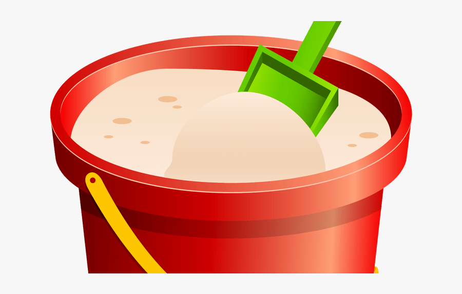 Transparent Sand Pail Clipart - Bucket Beach Toys Png, Transparent Clipart