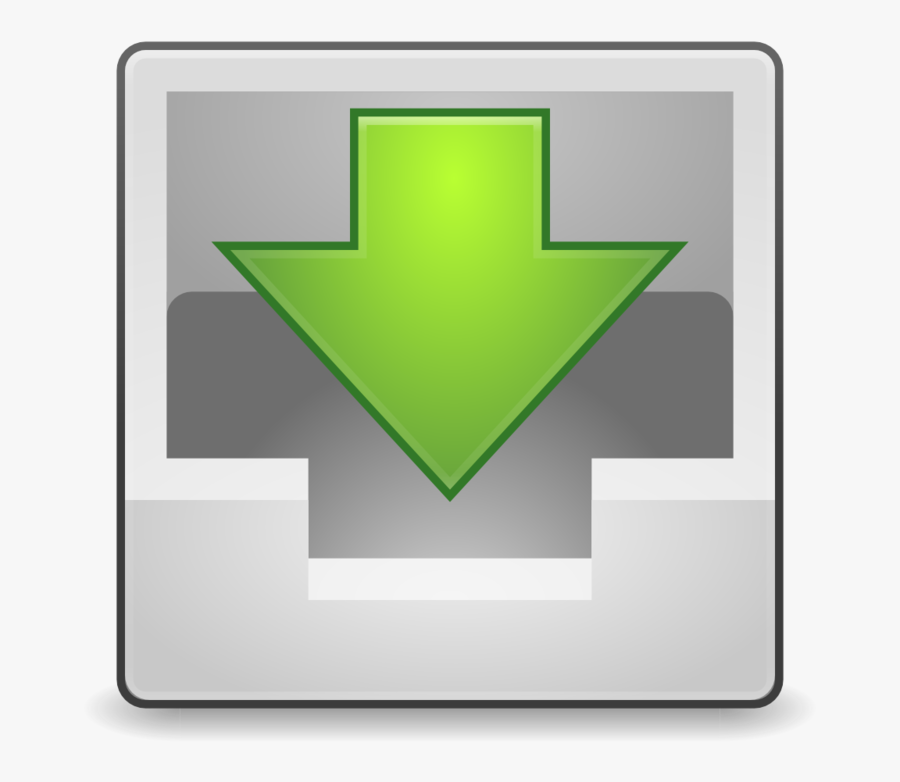 Square Angle Brand Actions Inbox Mail - Iconos De Entrada Png, Transparent Clipart