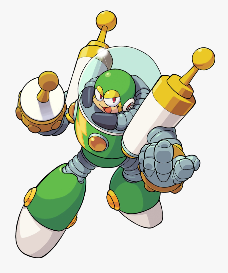 Mega Man Dynamo Man Clipart , Png Download - Mega Man And Bass Robot Masters, Transparent Clipart
