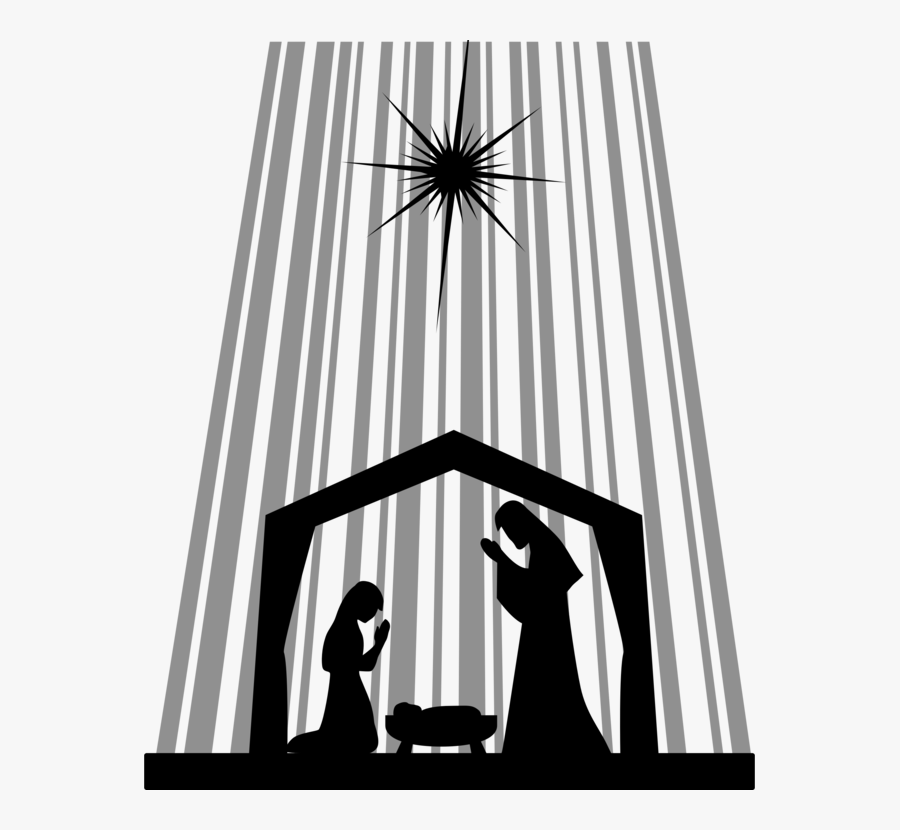 Of Jesus Manger Bethlehem - Nativity Scene Transparent Background, Transparent Clipart