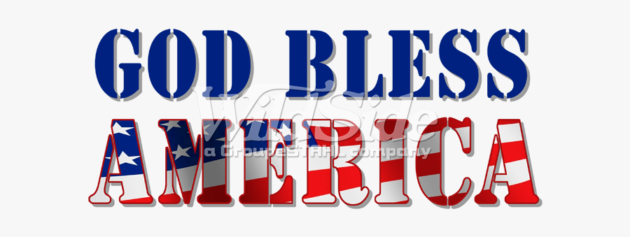 Clip Art God Bless America Images - Graphic Design, Transparent Clipart