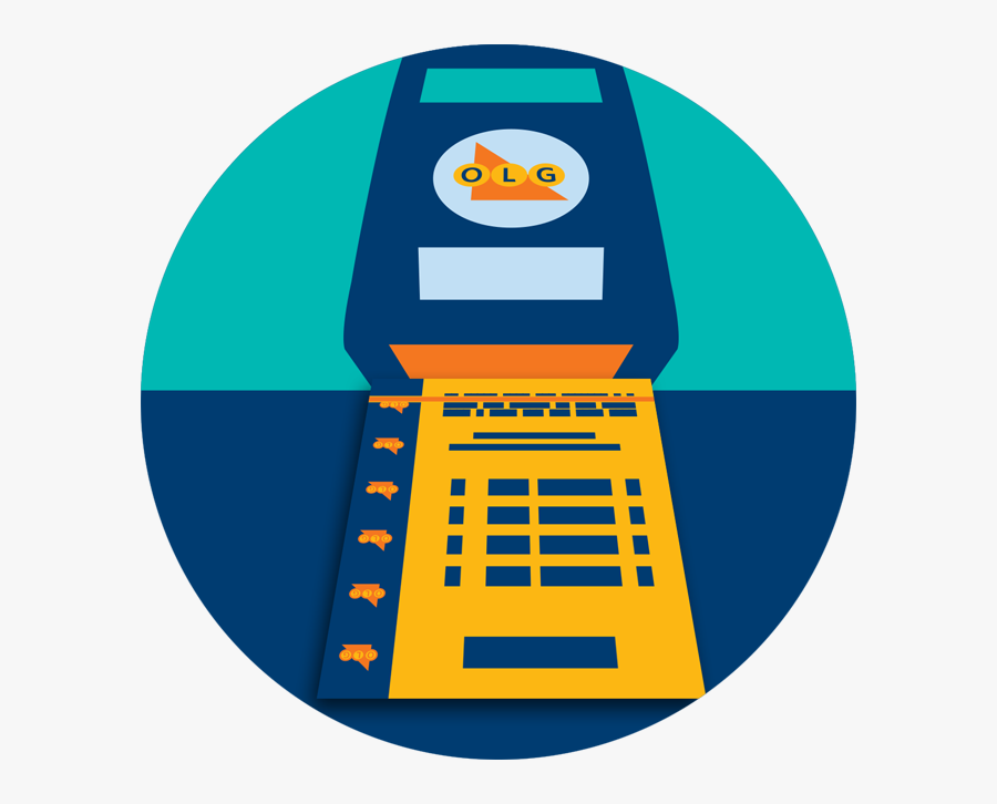 An Olg Ticket Scanner Scans A Point Spread Ticket Barcode - Ontario Lottery And Gaming Corporation, Transparent Clipart