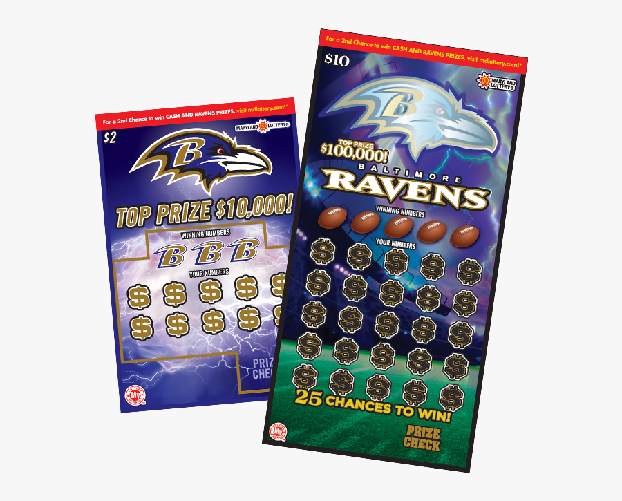 Maryland Lottery Play Responsibly - Baltimore Ravens, Transparent Clipart