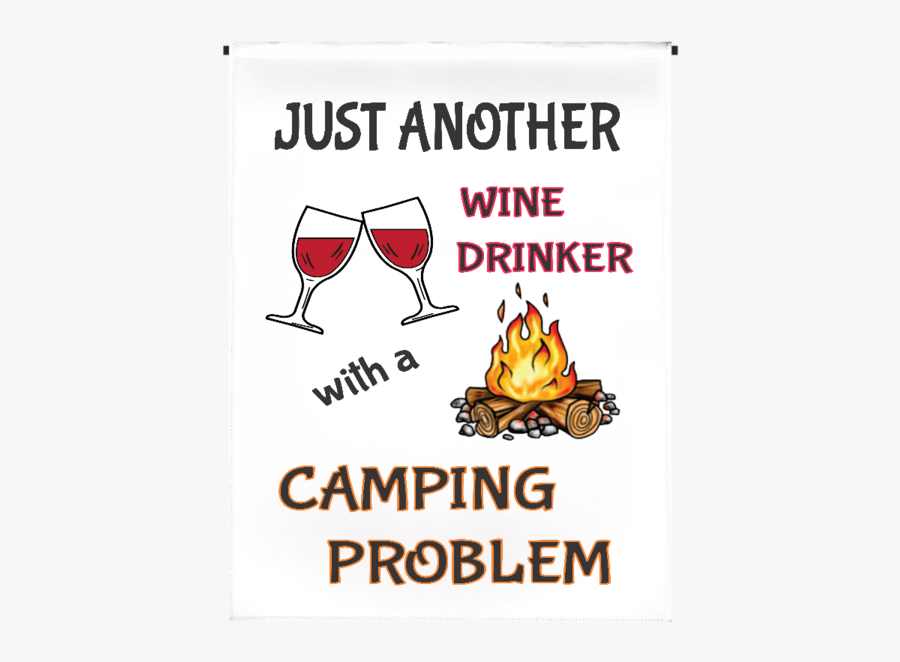 Just Another Wine Drinker Garden Flag - Mi Career Quest, Transparent Clipart