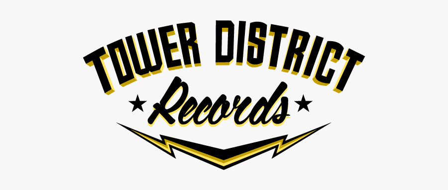 Tower District Records, Transparent Clipart