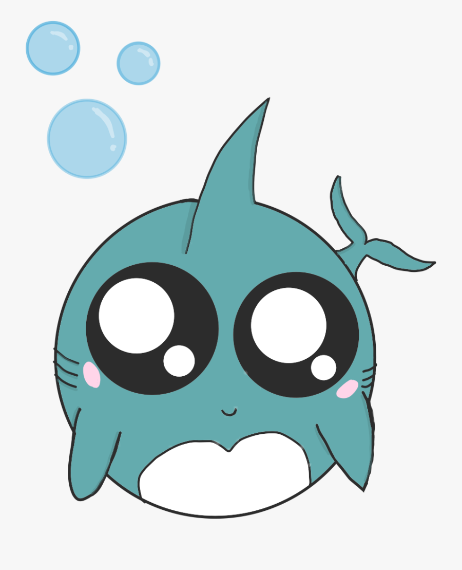 Transparent Cute Shark Clipart - Draw A Cute Shark, Transparent Clipart