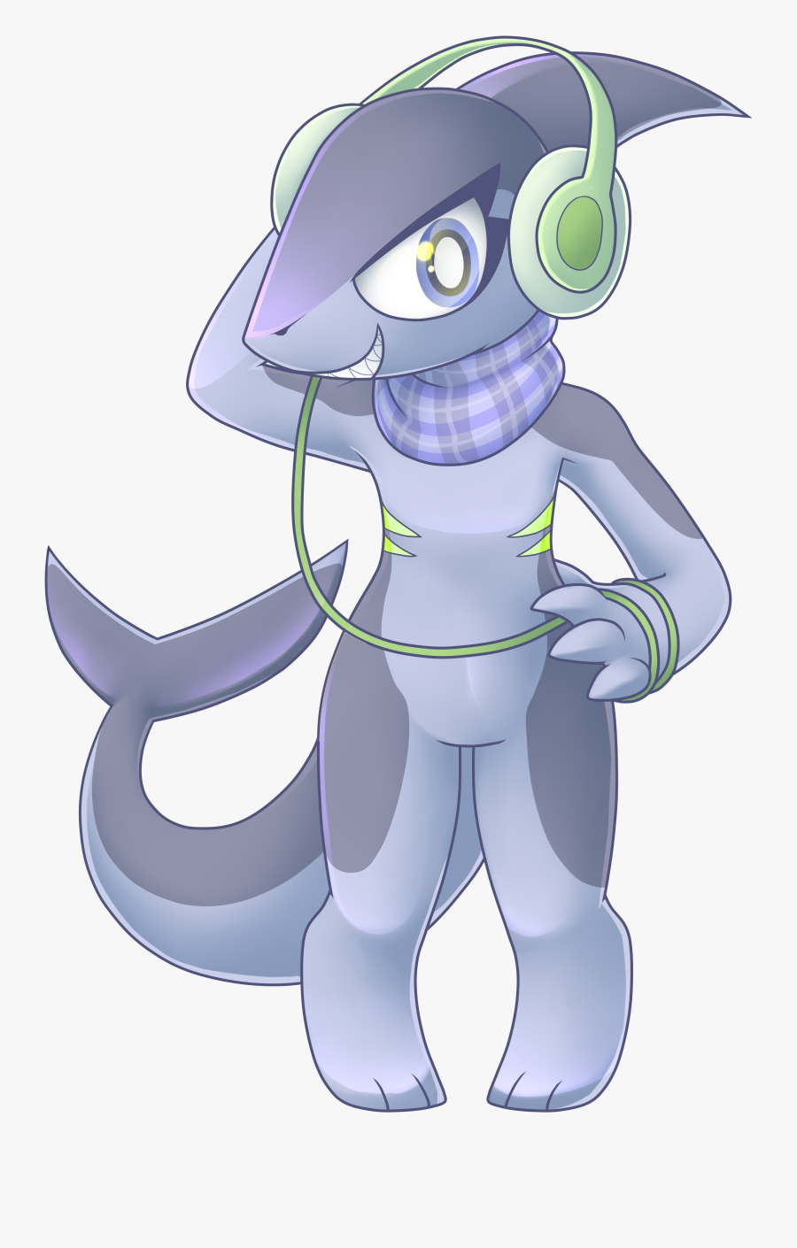 Girls Clipart Shark - Chibi Shark Girl, Transparent Clipart