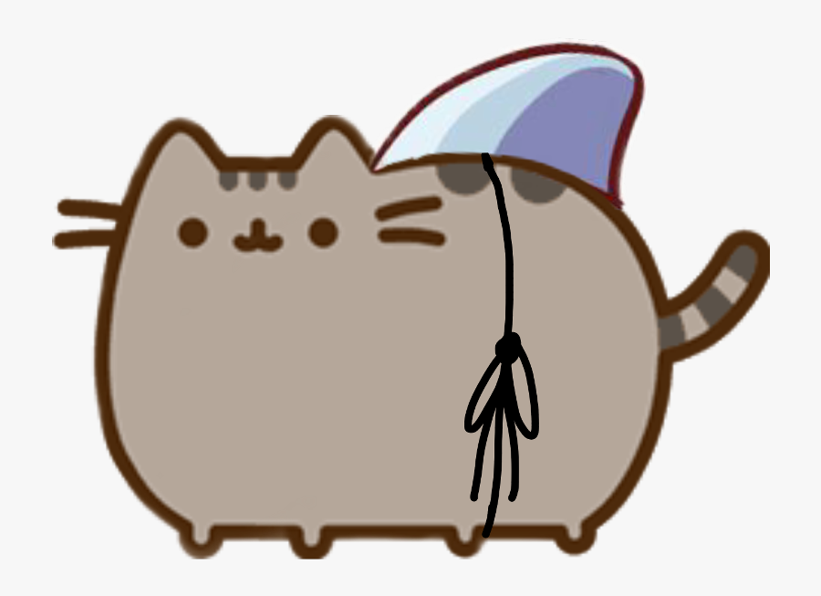 Pusheen Dressed Up As Shark - Pusheen Cat, Transparent Clipart