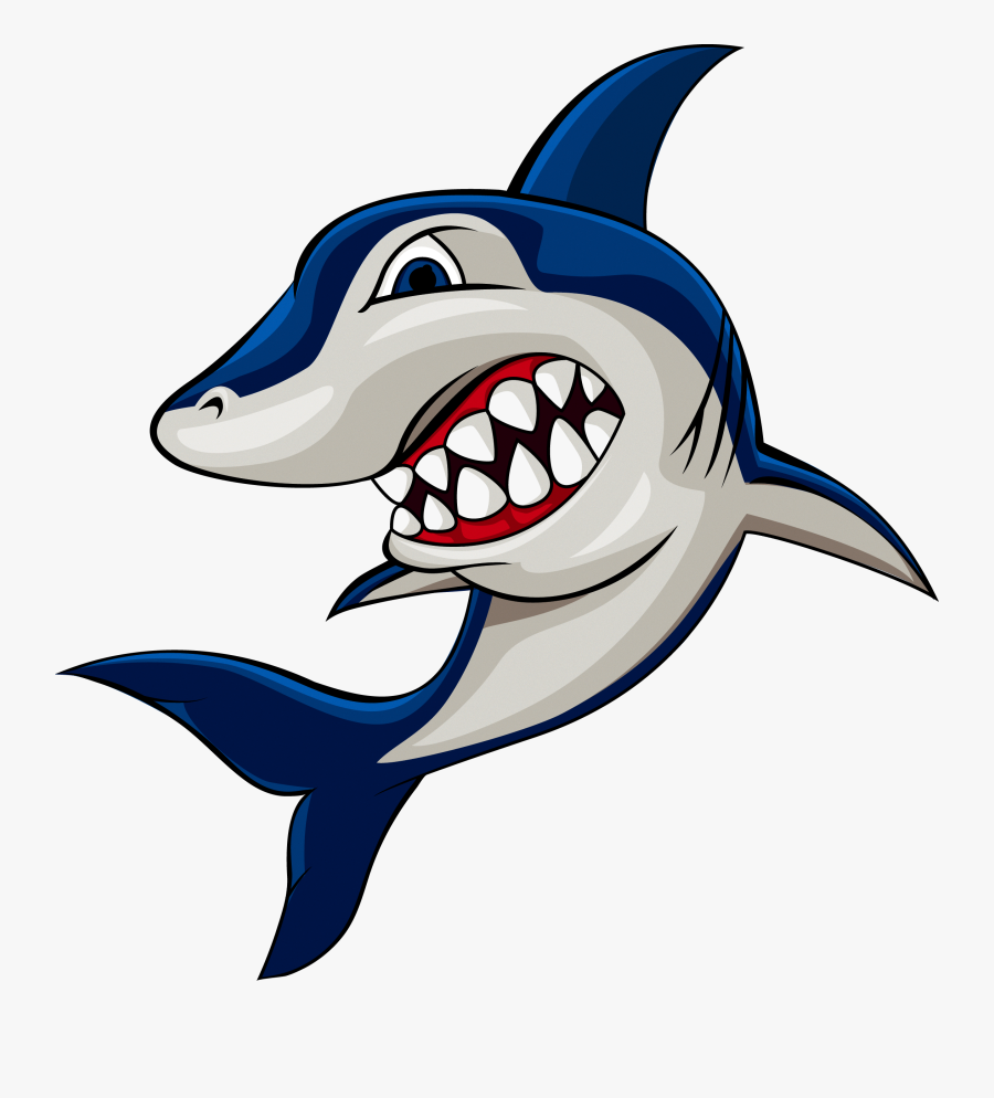 Cartoon Stock Photography Clip - Cartoon Shark Png, Transparent Clipart