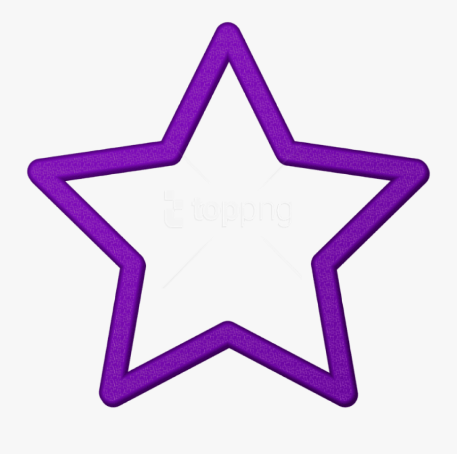 Star Cliparts Png Purple - Transparent Blue Star Png, Transparent Clipart