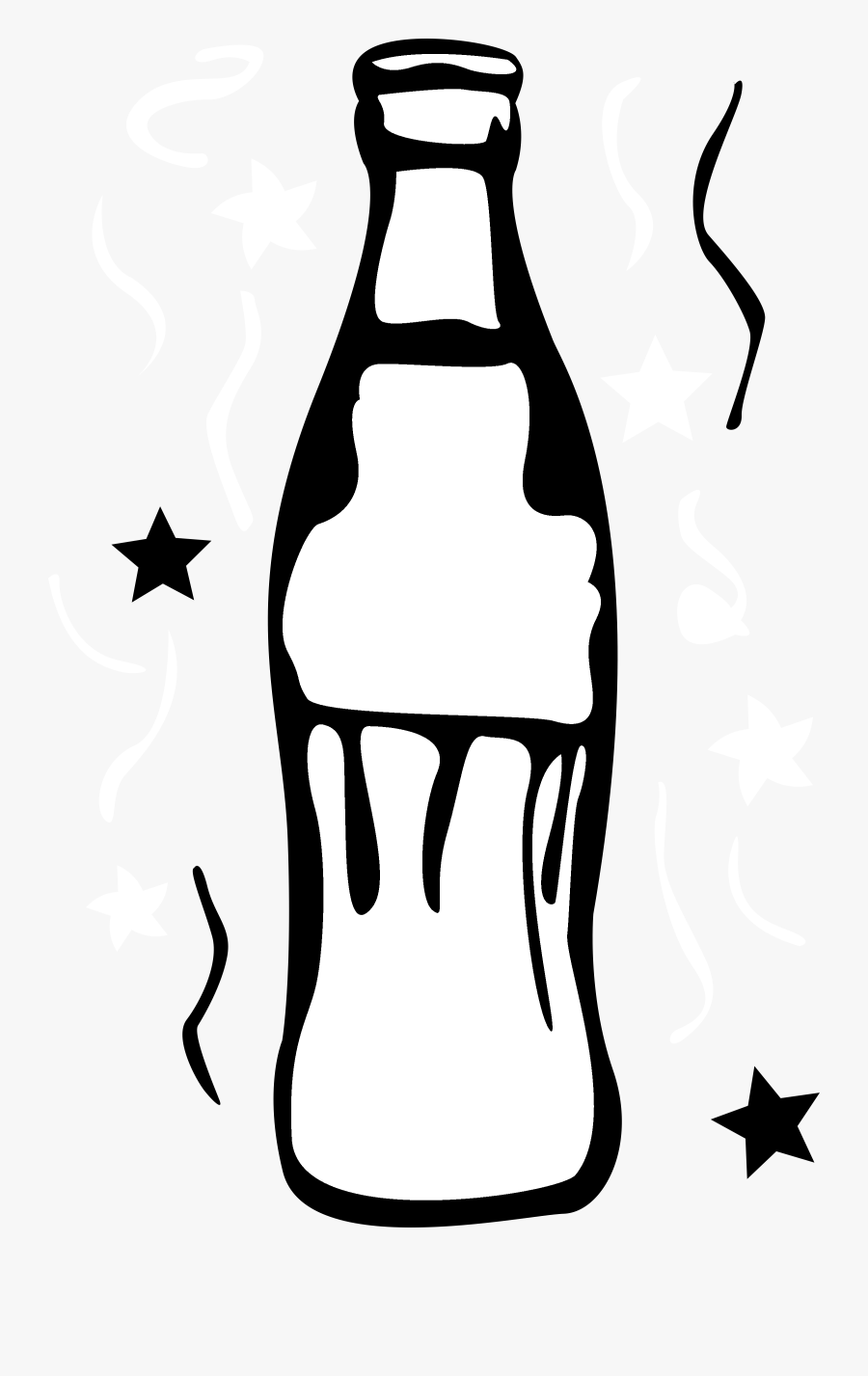 Coca Cola Clipart Black And White - Coca Cola Logos Png, Transparent Clipart