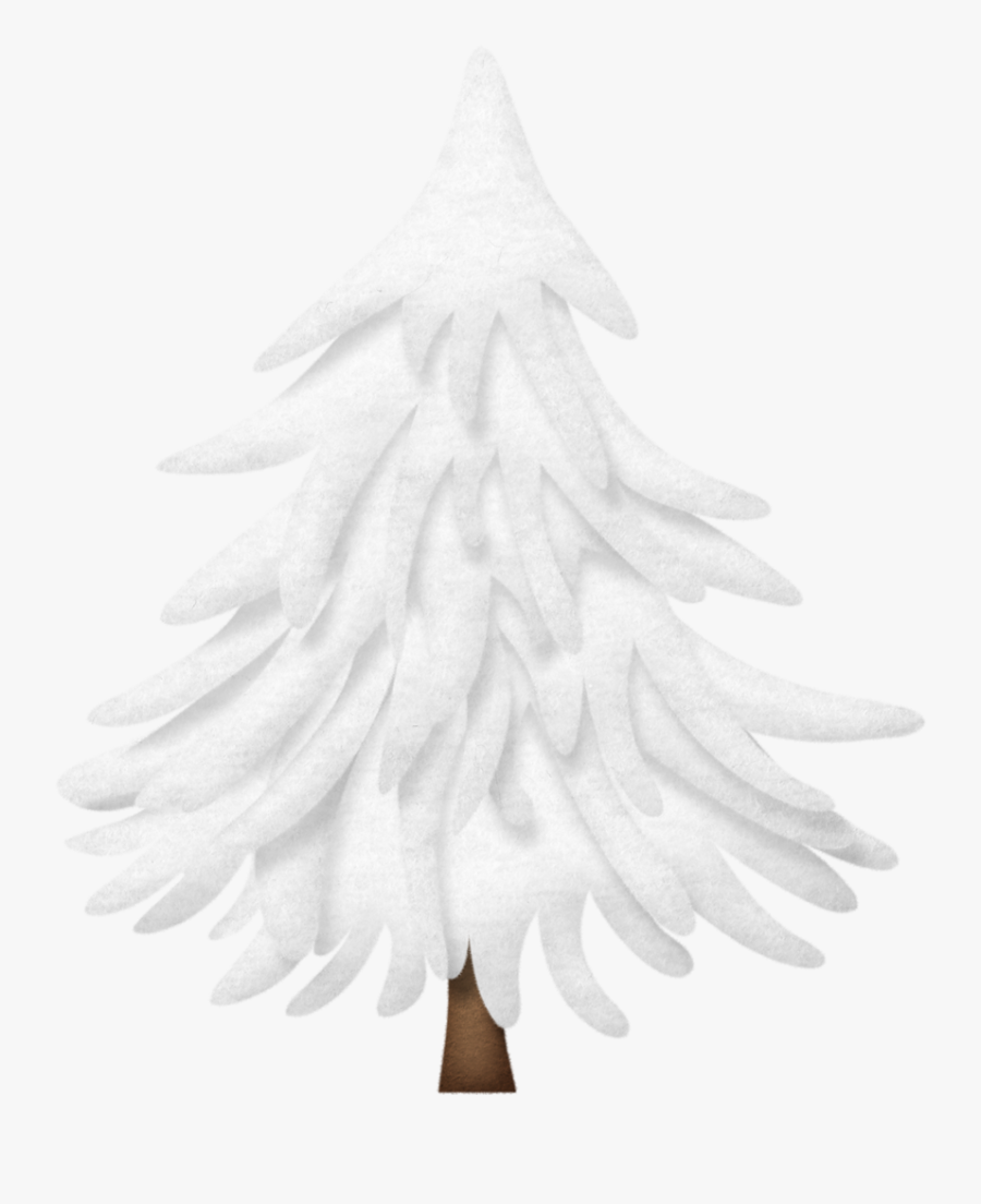 Transparent Snow Covered Trees Clipart - Christmas Tree, Transparent Clipart