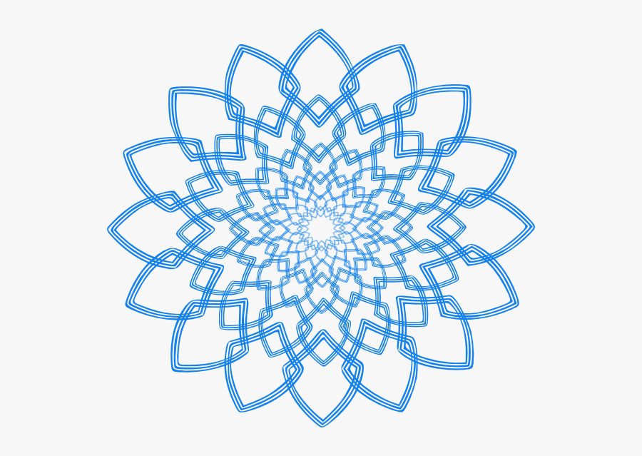 Throat Chakra Vibes Clip Art - Mindfulness Colouring, Transparent Clipart