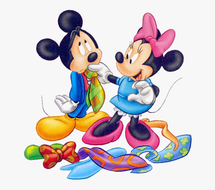 Mickey & Minnie Clipart - Cartoon, Transparent Clipart